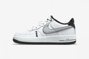 NIKE AIR FORCE 1 LOW BY YOU ID SATIN OFF WHITE BLACK WHITE LACES SZ 11 (14)