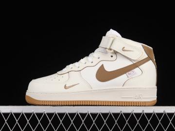 Nike Air Force 1 Mid '07 LV8 40th Anniversary Shoes Sail Brown  DR9513-100 Size10