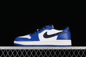 Nike Air Jordan 1 Low White Royal Blue Black CZ0790-140