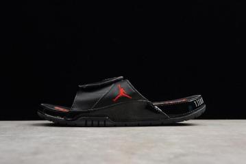NIKE Air Jordan Hydro 11 XI Retro Slides Mens 15 Bred Black Red White  Sandals