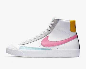 Nike Wmns SB Blazer Mid 77 Vintage Pastel White Pink Glow DA4295 100