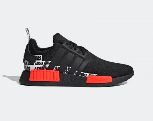Adidas NMD R1 Label Pack Core Schwarz Solar Rot FX6794