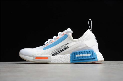 Adidas NMD R1 Spectoo Cloud White Shock Blue Solar Red FZ3629
