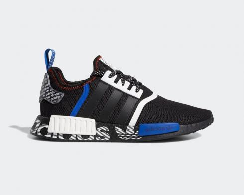 Adidas NMD R1 Transmission Pack Core Nero Collegiate Royal Active Rosso FV5215