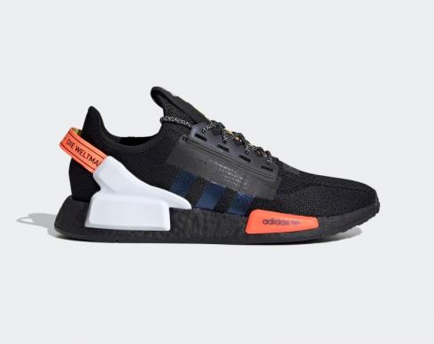 Adidas NMD R1 V2 Core Black Supplier Colour Signal Coral FY3523