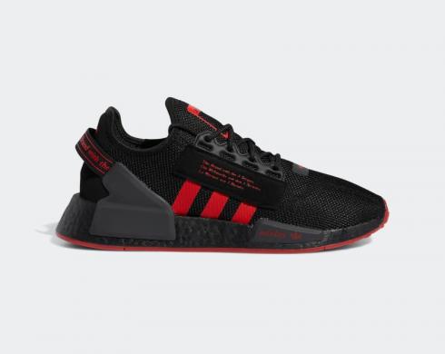 Adidas NMD R1 V2 Core Schwarz Vivid Red Carbon GY2071