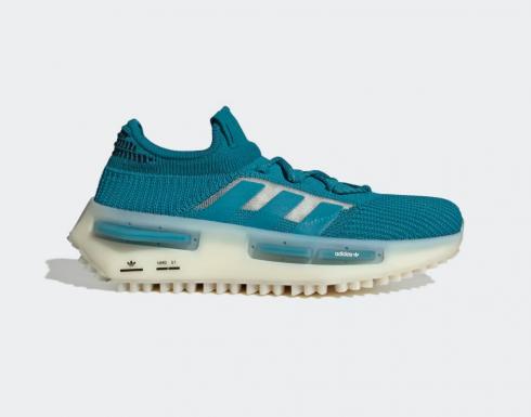 Adidas NMD S1 Active Teal Core Preto Off White HQ4437