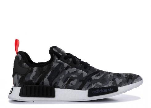 Adidas Nmd r1 Gris Camo Rouge Solaire G27913