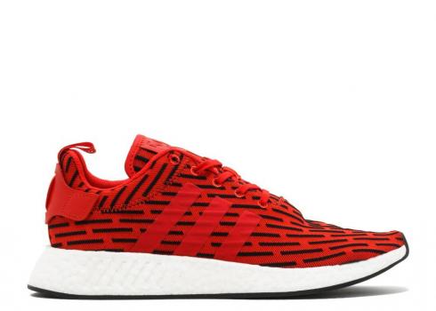 Adidas Nmd r2 Jd Sports Blanc Noir Rouge BY2098