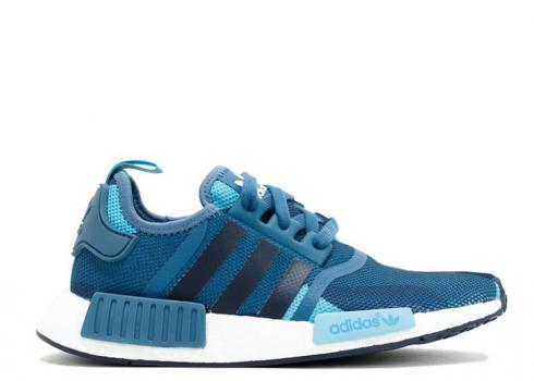 Adidas Mujer Nmd r1 Collegiate Navy Blanch Azul S75722