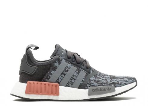 Adidas Mujer Nmd R1 Heather Gris Raw Pink BY9647