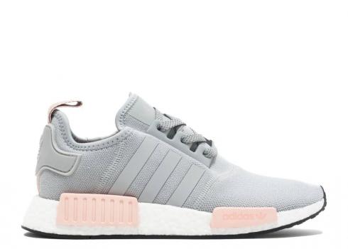 Adidas Womens Nmd r1 Light Onix Pink Clear Vapor BY3058