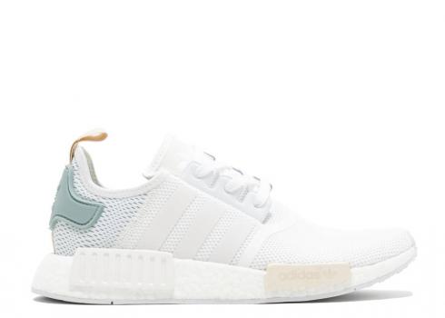 Adidas Dames Nmd r1 Tactile Groen Wit Schoenen BY3033