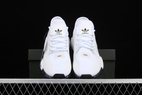 Adidas NMD Boost R1 V2 White Speckled Core Black Supplier Colour Cloud ...