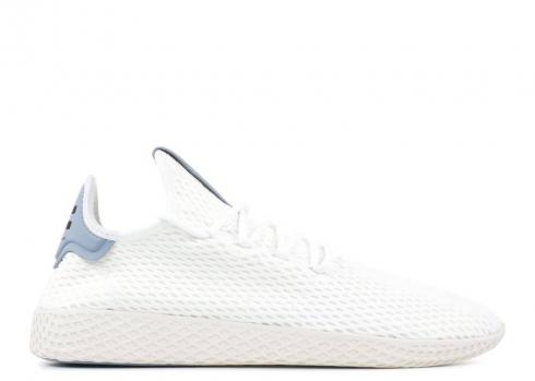 Adidas Pharrell X Tennis Hu Tactile 藍白鞋 BY8718