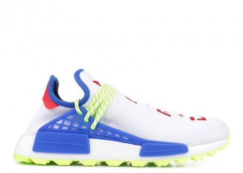 Adidas Pw Hu Nmd Nerd Homecoming Blue White Red EE6283、靴、スニーカー