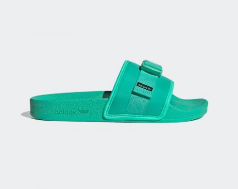 Adidas Originals Pouchylette Slides Hi-Res Verde Núcleo Negro GZ4330