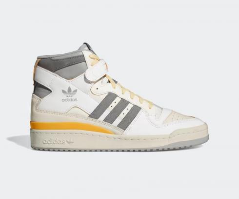 Adidas Forum 84 High Cloud White Mgh Solid Grey Yellow GY5727
