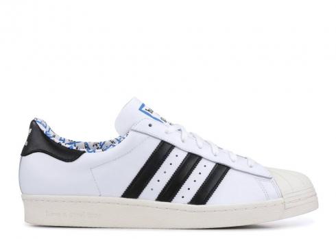 Adidas Have A Good Time X Superstar 80s Chalk White Core Negro Calzado G54786