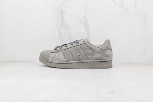 Adidas Originals SUPERSTAR grigio scuro lupo grigio camoscio BS9988