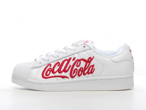Adidas Originals Superstar Coca Cola Cloud White Red ZA6606