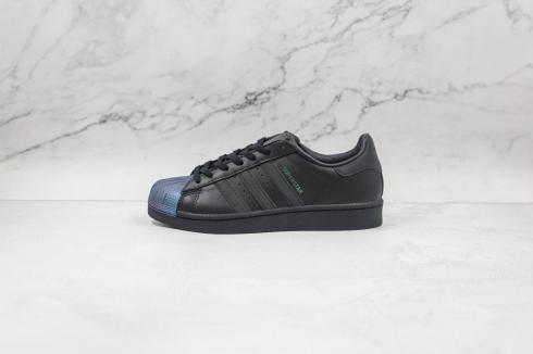 Adidas Originals Superstar Core Black Xeno Blue Shoes FW6388