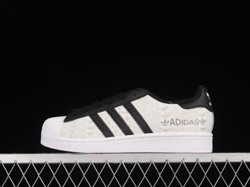 รองเท้า Adidas Originals Superstar สีขาว Core สีดำ สีเทา สอง GW7254