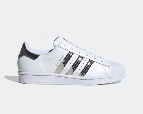 Adidas Originals Superstar Schuh Cloud White Silver Metallic FX4272