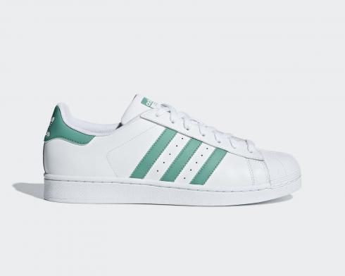 Adidas Originals Superstar Branco Verde Sapatos G27811