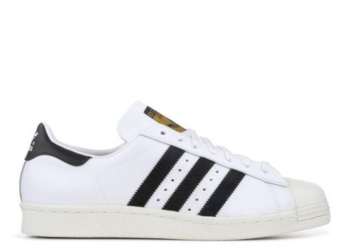 Adidas Superstar 80s Bianco Chalk2 Nero1 913165