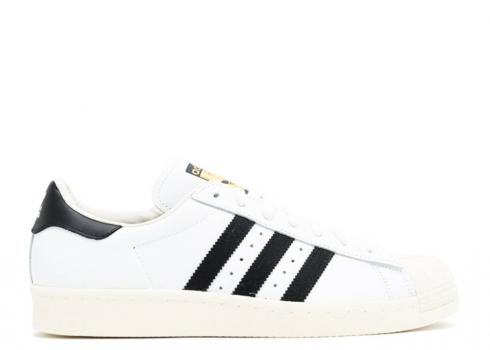 Adidas Superstar 80s Blanc Chalk Noir G61070