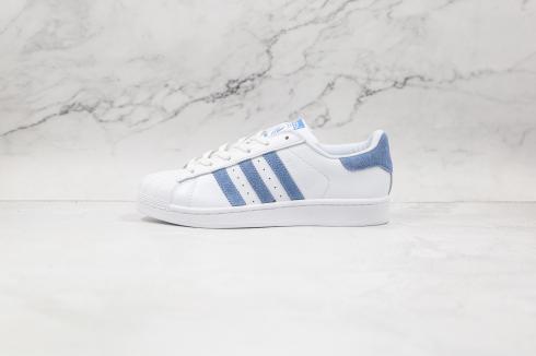Adidas Superstar Footwear White Glow Blue Schuhe EF9239