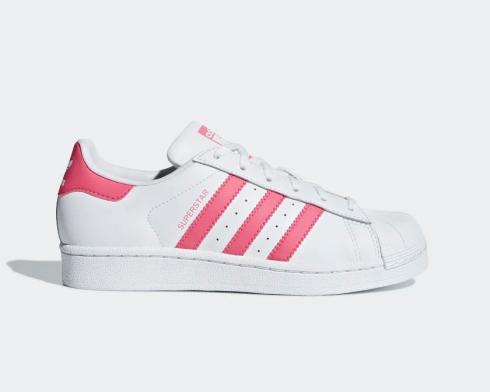 Adidas Superstar J Cloud White Real Pink Schuhe CG6608