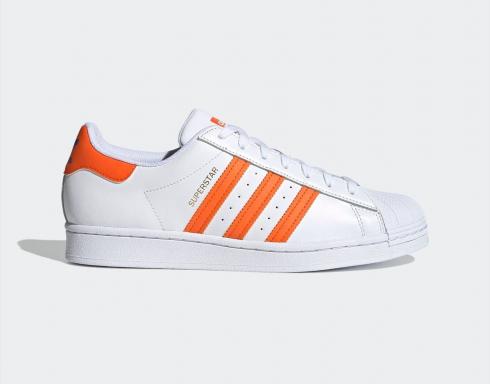 Adidas Superstar Knicks Split Footwear Weiß Orange Blau FX5526