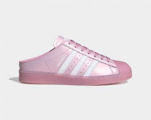 Adidas Superstar Mule True Pink Cloud White FX2756 。