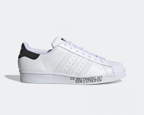 阿迪達斯 Superstar 鞋雲白核心黑色 FV2810