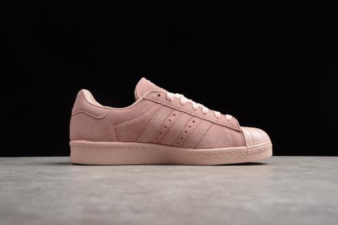 Adidas Womens Superstar 80S Metal Toe Icey Pink CP9946