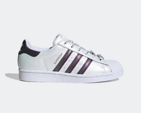 Adidas Mujer Superstar Jewels Cloud White Core Black Gold FV3396