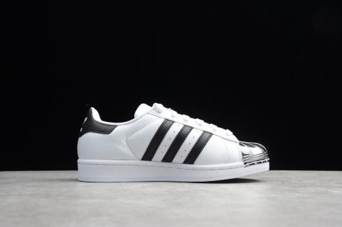 Adidas Damskie Superstar Metal Toe Obuwie Białe Core Czarne BB5114