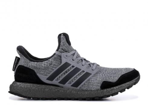 Adidas Game Of Thrones X Ultraboost 4.0 House Stark Core Blanc Noir Gris Off EE3706