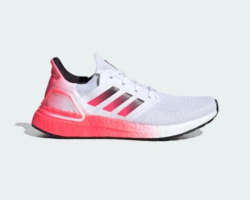 Adidas UltraBoost 20 Roze Gradiënt Wolk Wit Kern Zwart EG5177