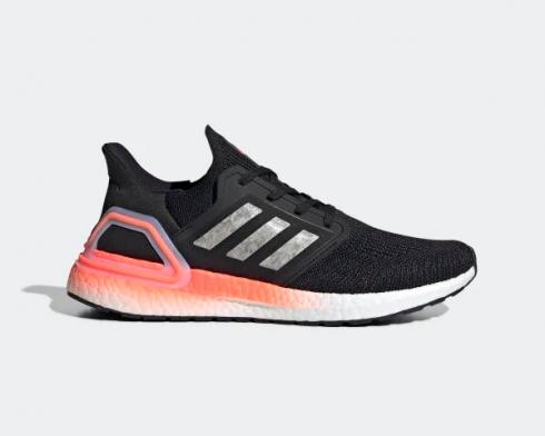 Adidas UltraBoost 20 Signal Coral Core Black Footwear White EG0756