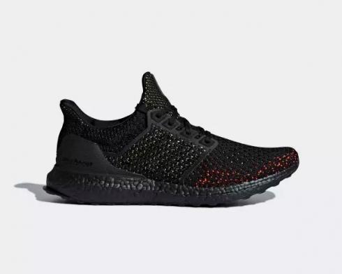 Sepatu Lari Adidas UltraBoost Clima Core Black Solar Red AQ0482