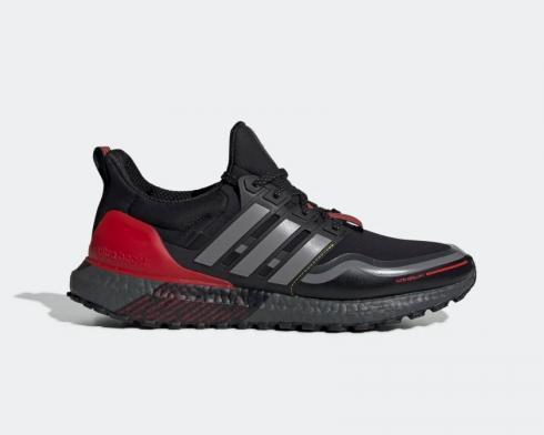 Adidas UltraBoost Guard Core Черный Серый Красный Обувь FU9464
