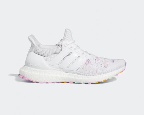 Adidas Ultra Boost 1.0 DNA Valentine's Day Cloud White Violet Fusion HQ3857 .