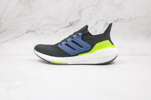 Adidas Ultra Boost 2021 Core Black Green Cloud White FY0568