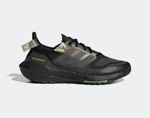 Adidas Ultra Boost 22 Cold.Rdy Core Noir Jaune Solaire GX8028