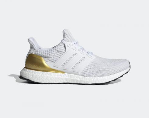Adidas Ultra Boost 4.0 DNA Cloud Branco Ouro Metálico FZ4007