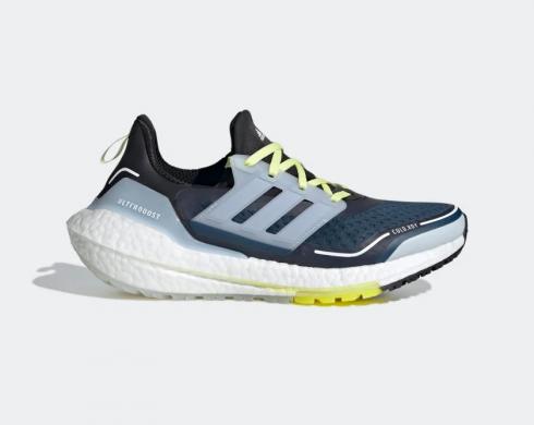 Adidas Ultra Boost Cold.RDY Crew Navy Pulse Yellow Halo Blue S23754 .