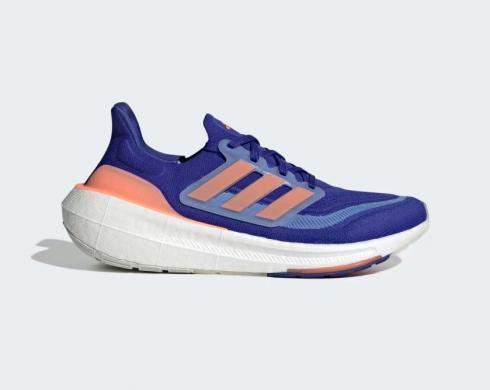 Adidas Ultra Boost Light Lucid Blue Coral Fusion Blue Fusion HP3343 .